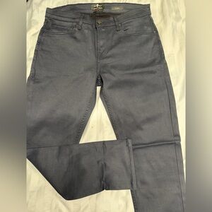 7 For All Mankind Men's Charcoal Jeans